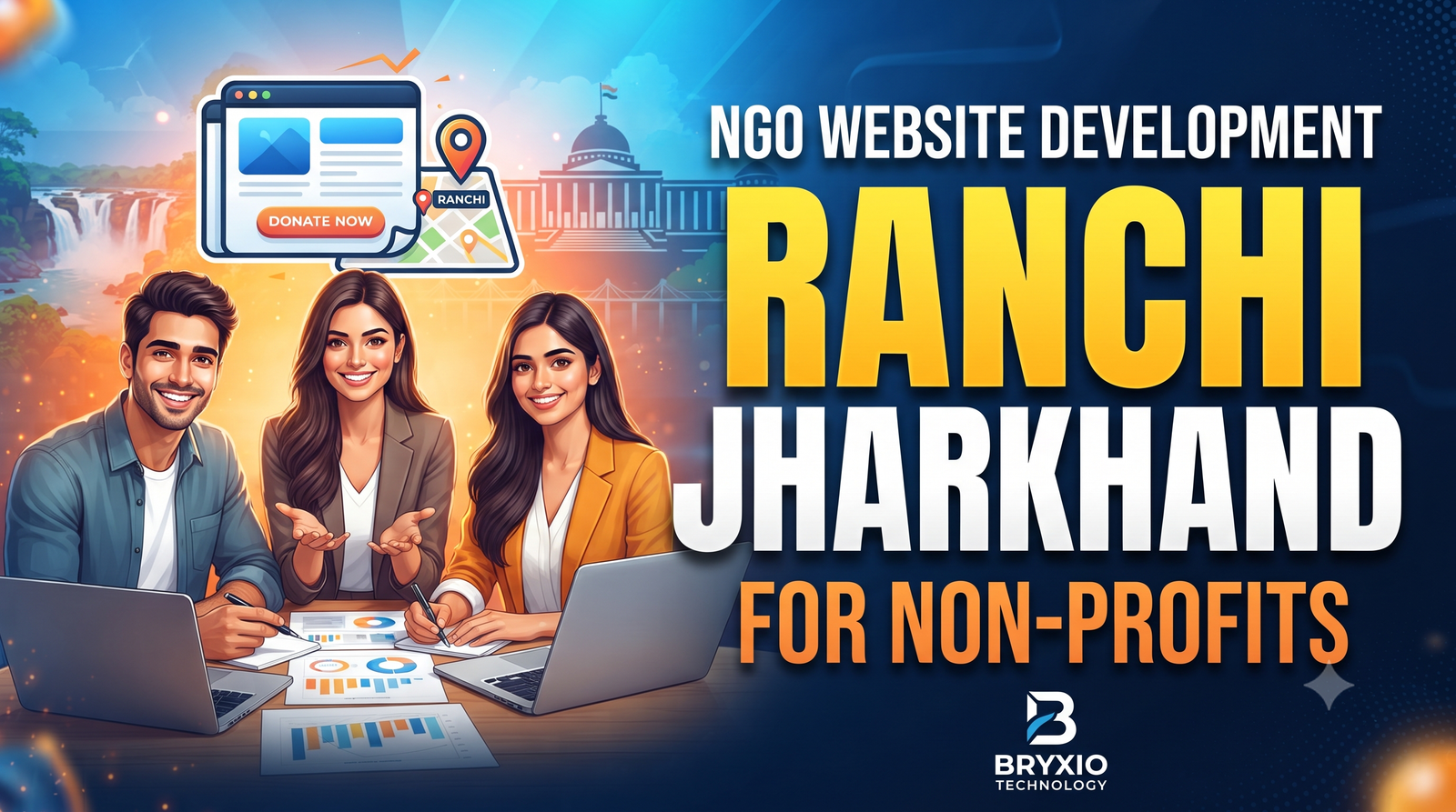 Professional NGO Website Development in Ranchi, Jharkhand